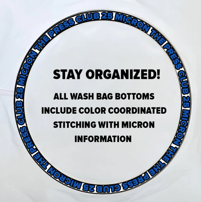 The Press Club x FRENCHY CANNOLI 5 GALLON ALL MESH SIEVING BAGS 5-PACK - 220 / 190 / 160 / 90 / 45 Micron Bottom