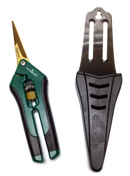 Hydrofarm Titanium Precision Pruner Scissors