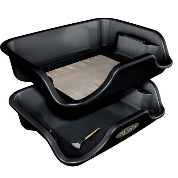 thumbnail image 2 of Ablaze Large Trim Tray With 150 Micron Replaceable Screen - 19" X 15.5" X 6", Two-Part Bin Design 2 of 14