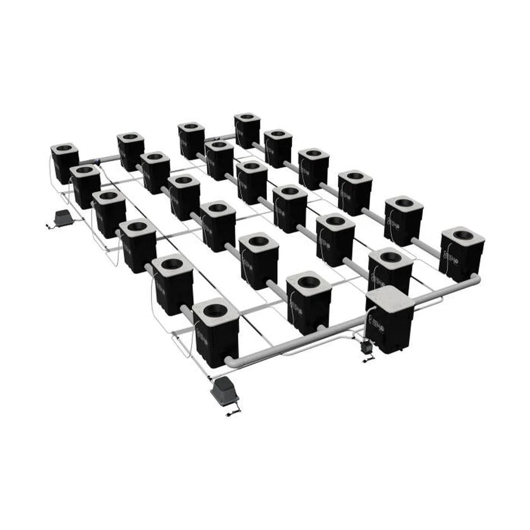 Current Culture Under Current Double Barrel 24 XXL13 recirculating deep water culture system with 24 sites