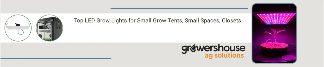 Top LED Grow Lights for Small Grow Tents, Small Spaces, Closets