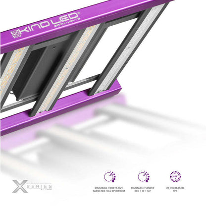 X750 Targeted Full Spectrum LED Grow Light Side View