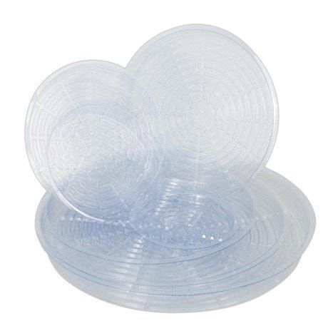 Clear Premium Saucers -- 16"