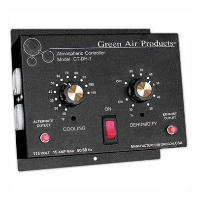 Green Air Products Integrated Cooling Thermostat & Dehumidistat w/ 4 Outlets - Model CT-DH-1