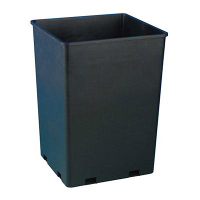 Rose Bucket Black --  7.6"x7.6"x9.7" 1.7 Gallon
