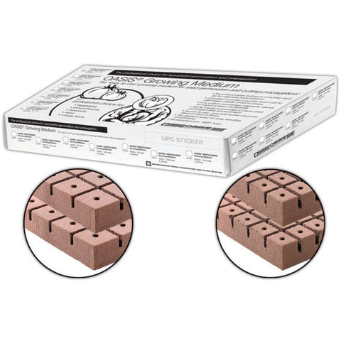 Oasis Root Cube Sheets – 20 Sheets, 1000 Cubes, 1.5 Inch – Hydroponic Seed Propagation Plugs