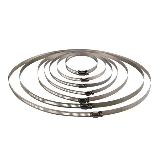 14"  Stainless Stell Duct & Hose Clamp -- 1 Pair