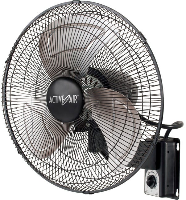 Active Air Heavy Duty 16" Metal Wall Mount Fan
