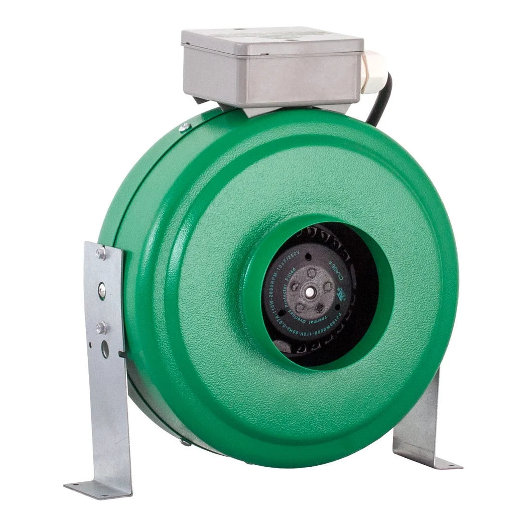 Inline duct fan included in the package