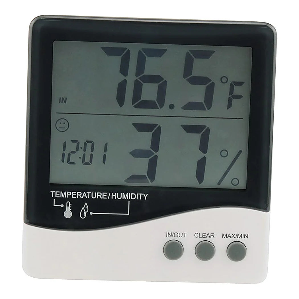 Digital temperature and humidity meter