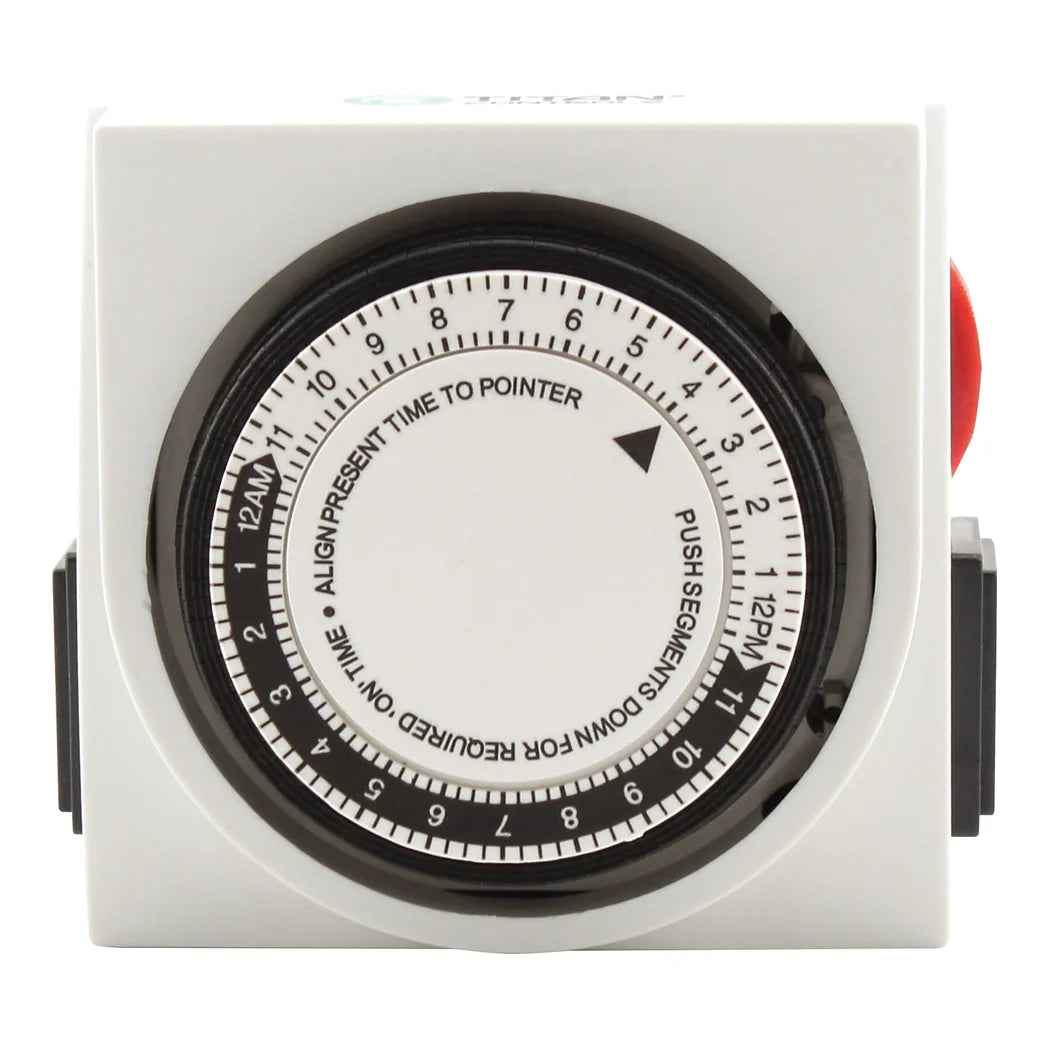 Analog 24 hour grow light timer