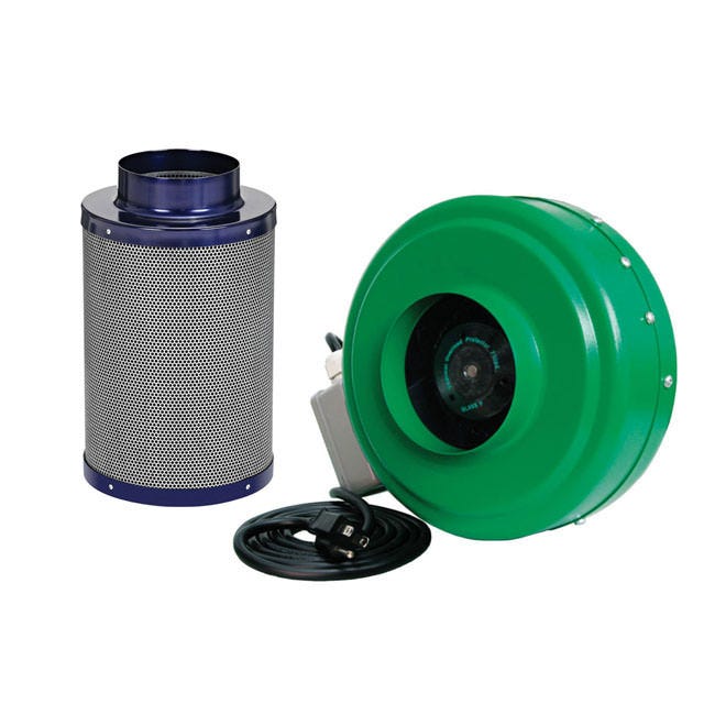 Active Air - 6" Inline Duct Fan + Carbon Filter (6x16) Combo
