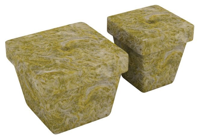 Grodan PRO A-OK Starter Plugs 1.5 in Unwrapped (30 Sheets - 2,940 Cubes) Main Image