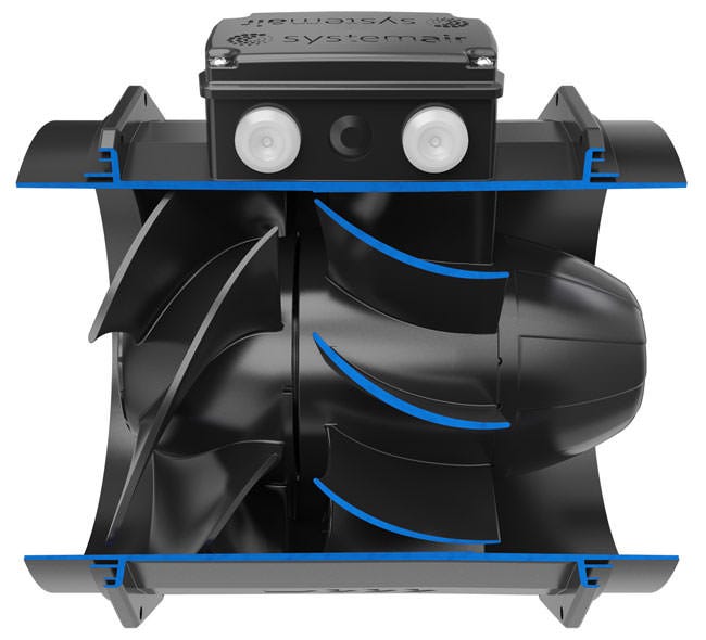Fantech Revolution Stratos Mixed Flow Inline Fan 8 in - 647 CFM