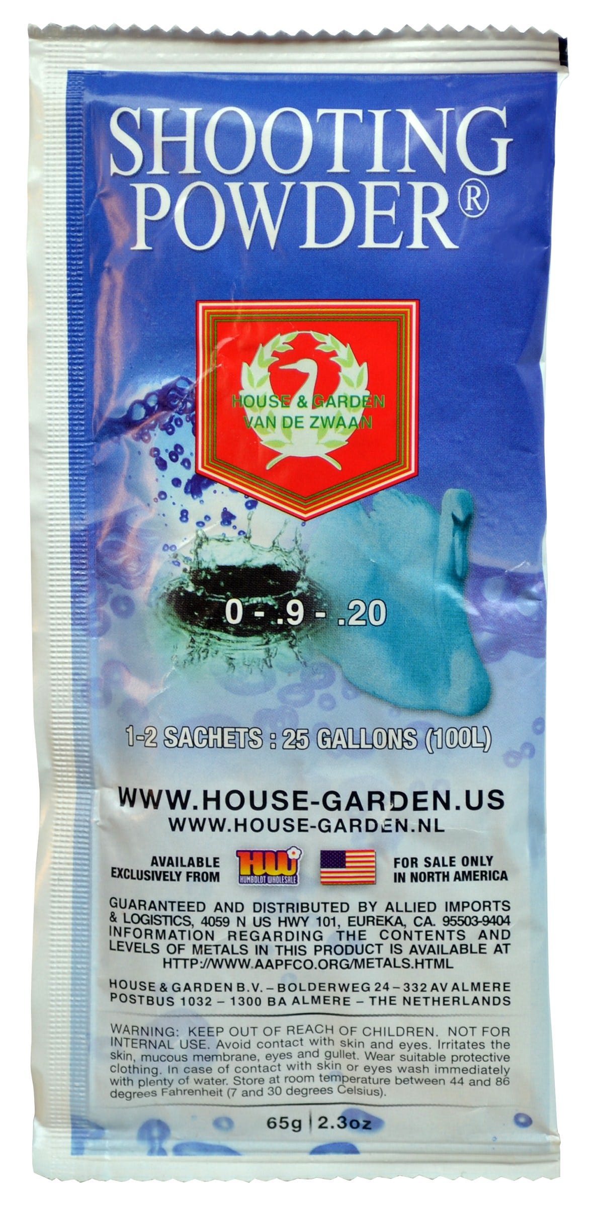 House & Garden - Shooting Powder