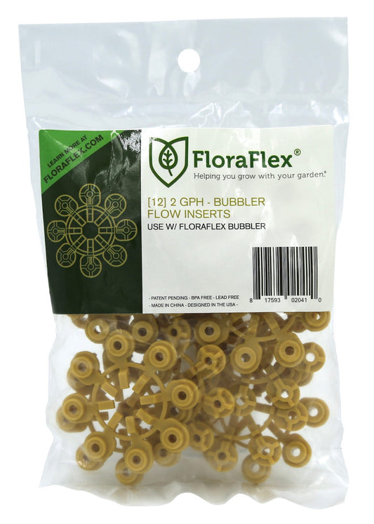 FloraFlex Bubbler Flow Insert 2 GPH (Bag of 12 Inserts)