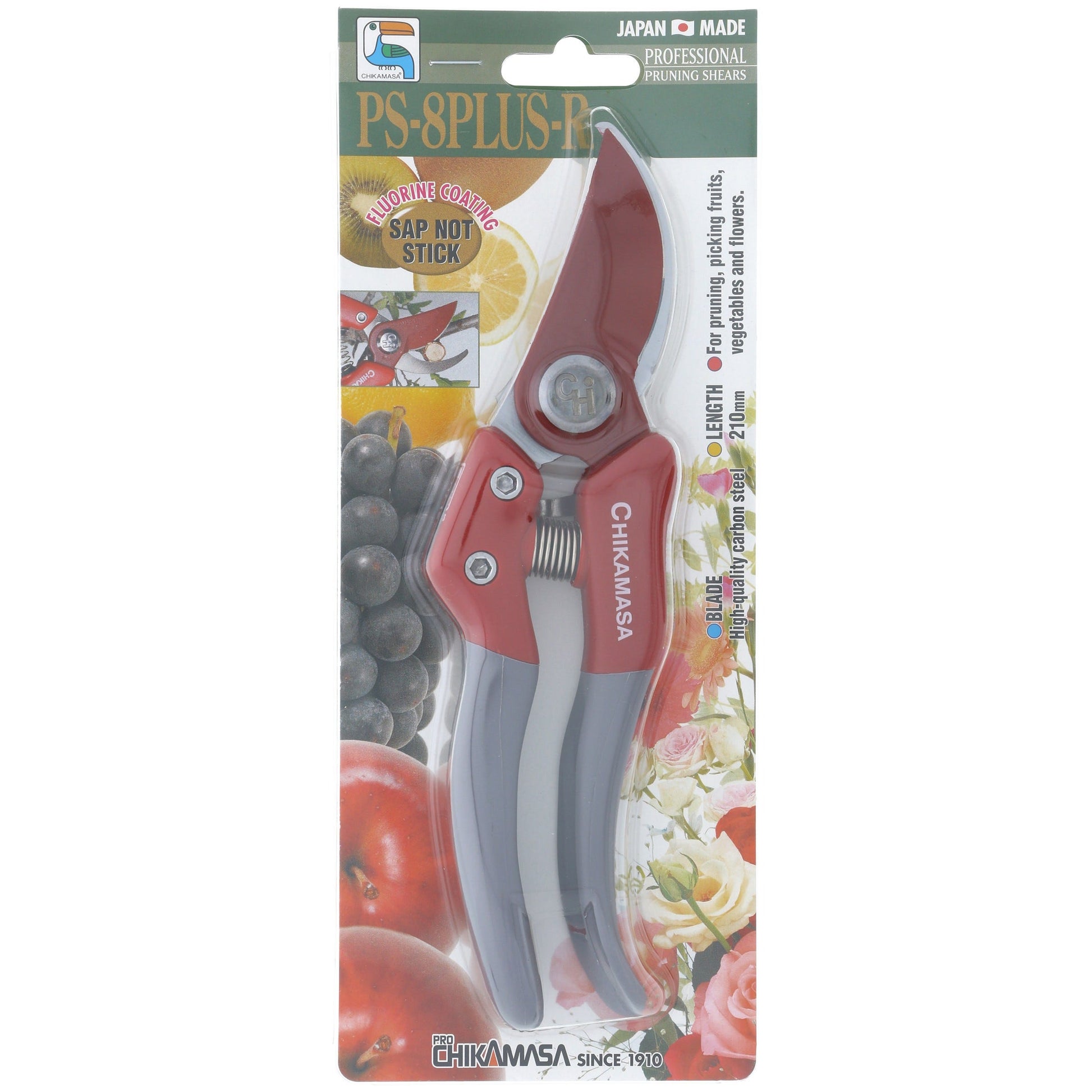 Chikamasa Scissors PS-8PLUS-R Front Label