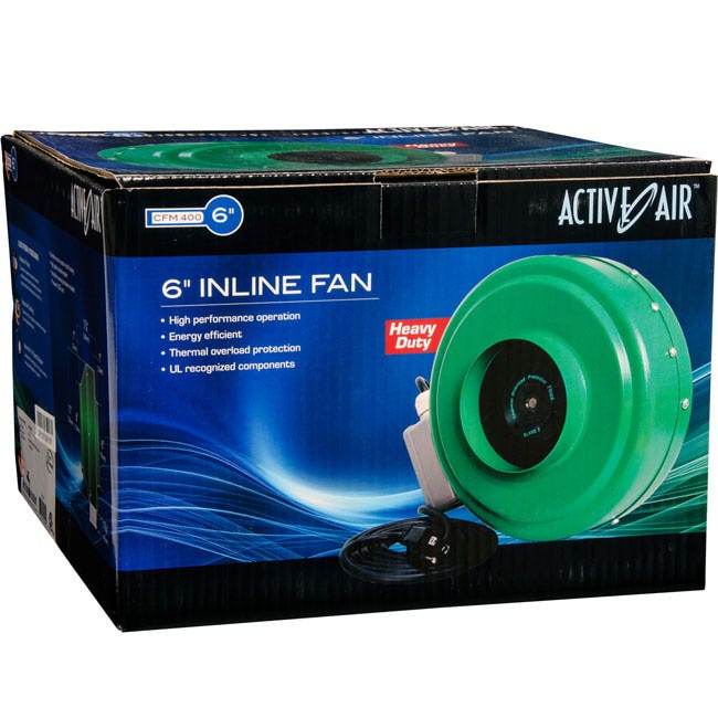 Active Air 6" Incline Duct Fan box