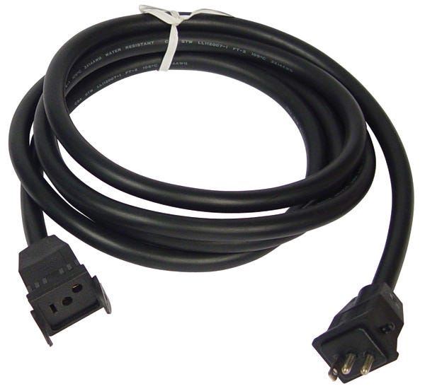 Lamp Extension Cord -- 10 ft - 16 Gauge