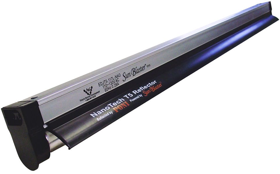 SunBlaster NanoTech T5 HO Fixture 4 Ft 1 Lamp Strip Light
