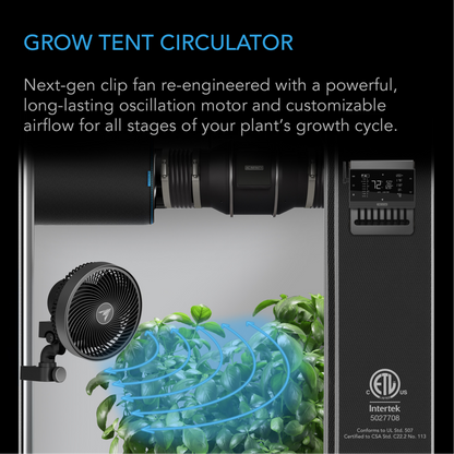AC INFINITY CLOUDRAY S6 grow tent circulator