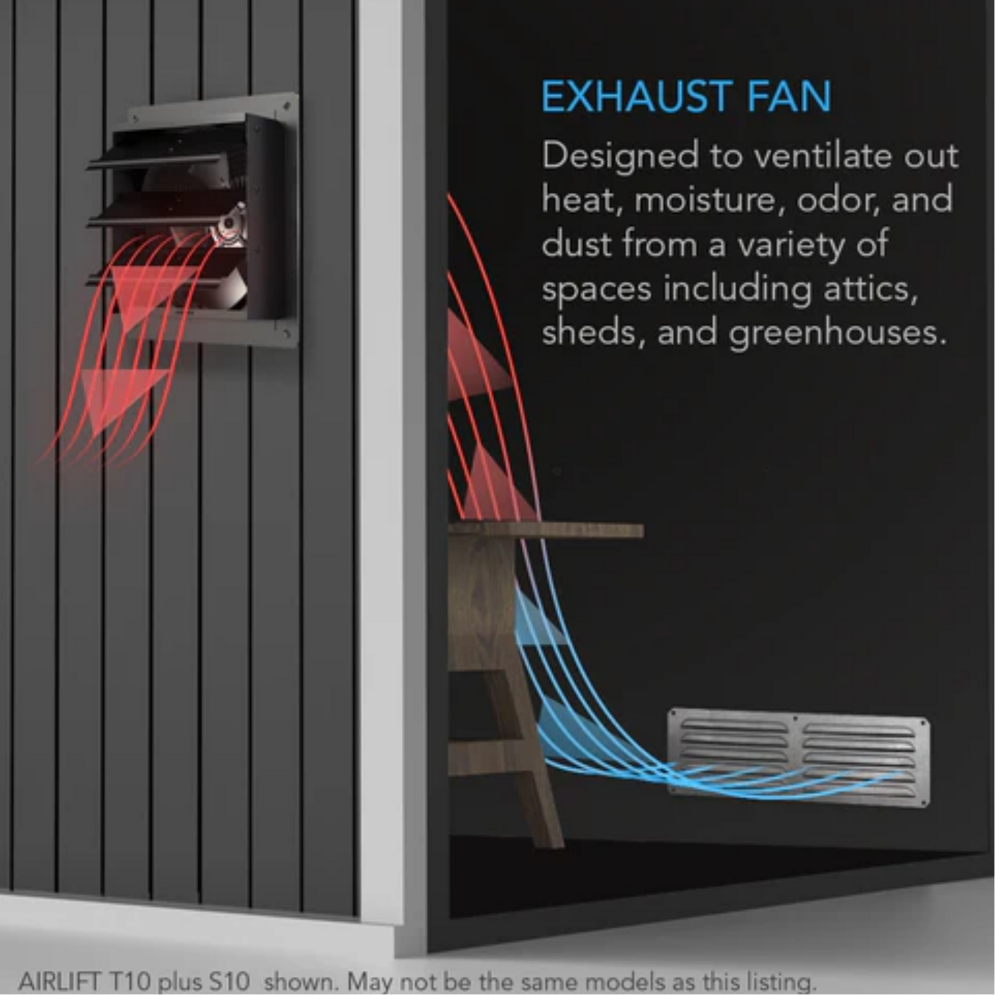 AC Infinity AIRLIFT S-Series exhaust fan