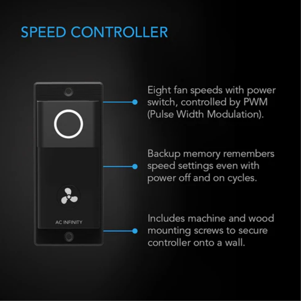 AC Infinity AIRLIFT S-Series speed controller