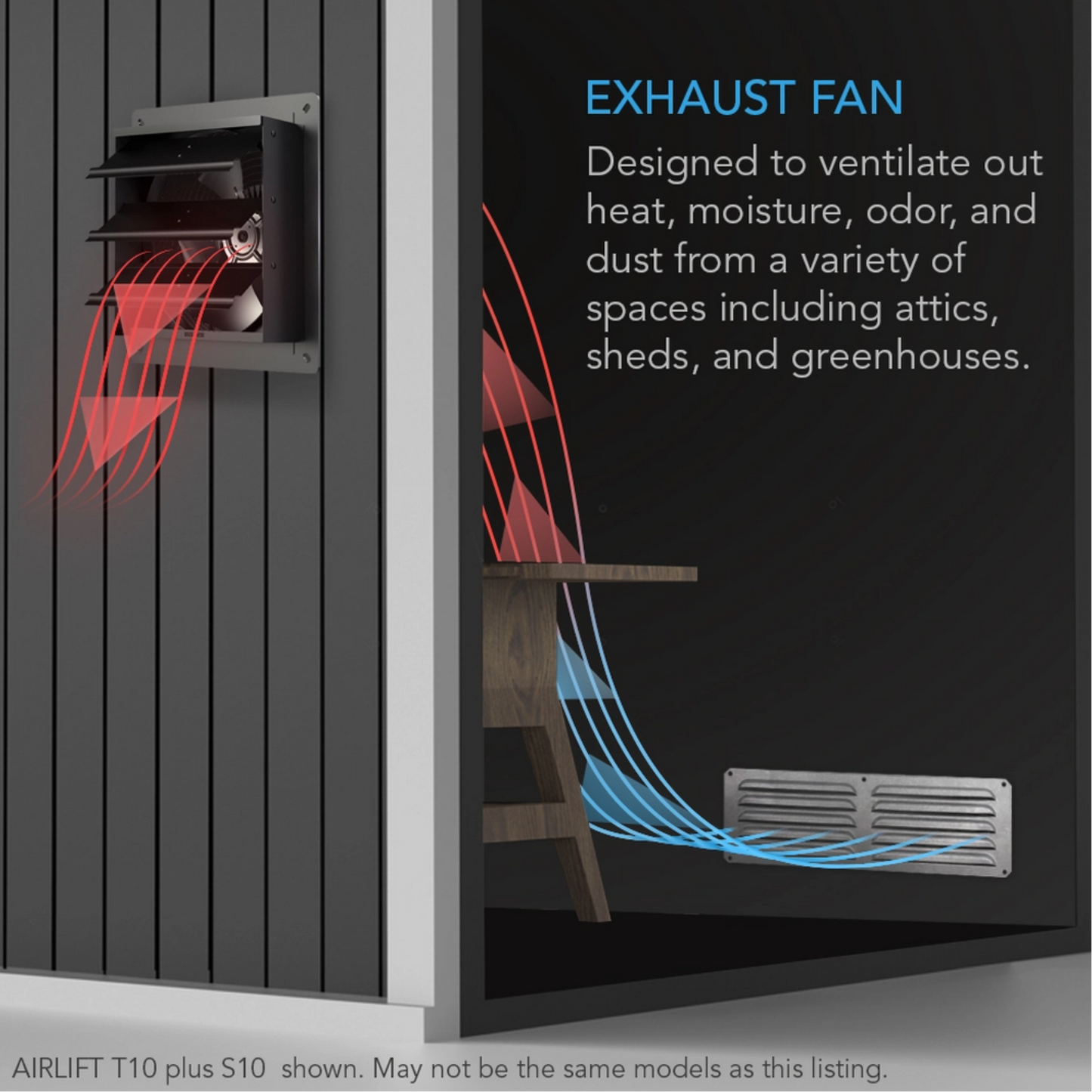 AC Infinity AIRLIFT T-Series exhaust fan