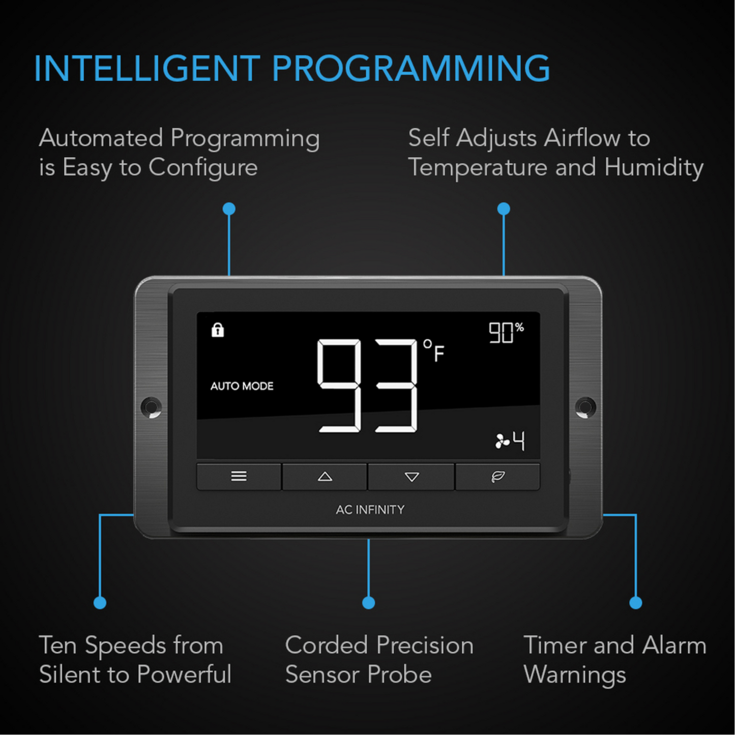 AC Infinity AIRLIFT T-Series intelligent programming