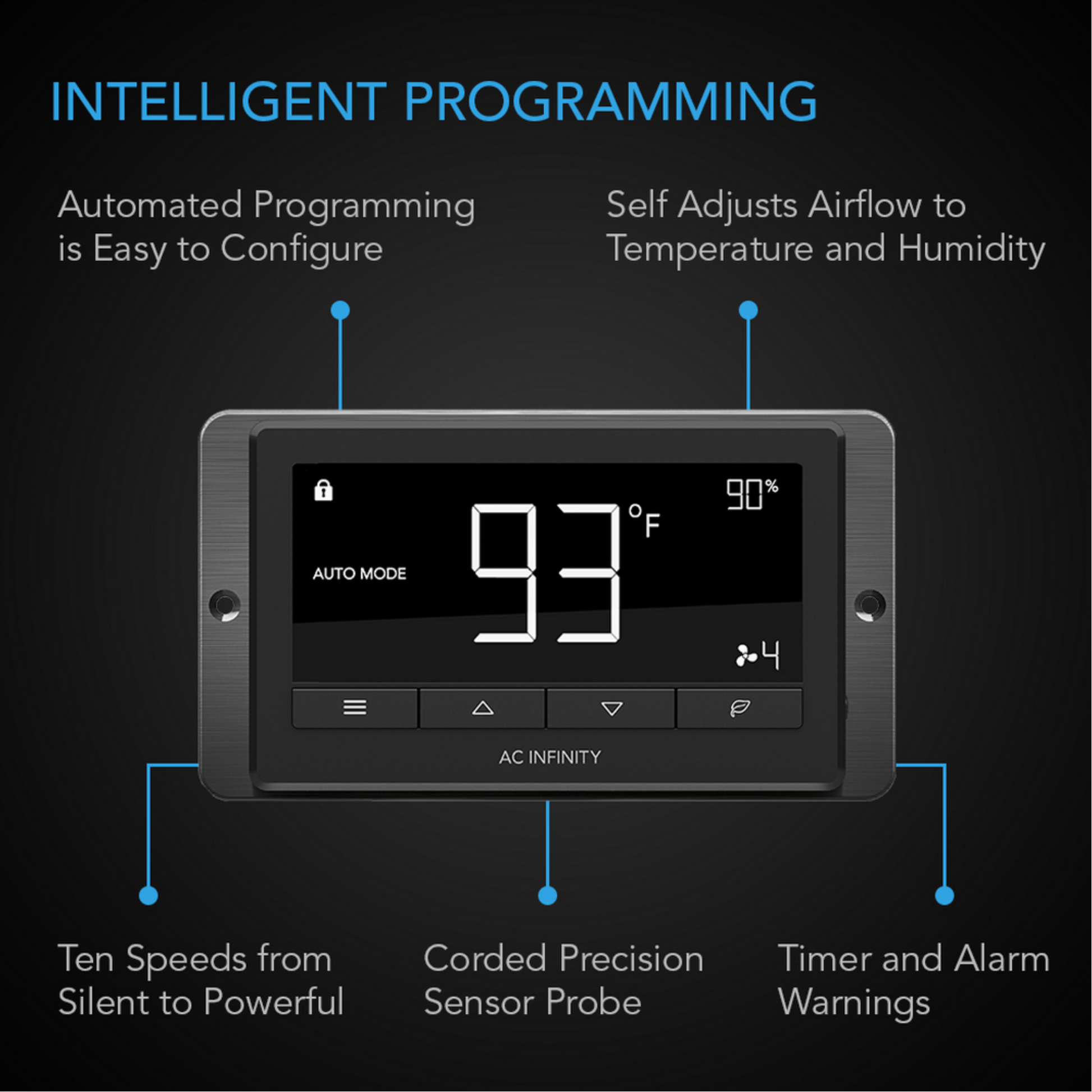 AC Infinity AIRLIFT T-Series intelligent programming