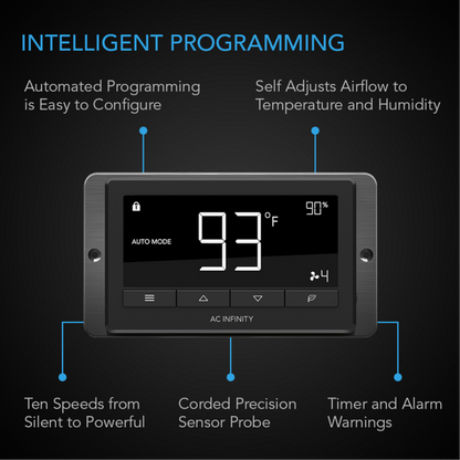 AC Infinity AIRLIFT T-Series intelligent programming