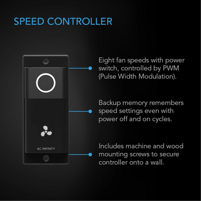AC Infinity CLOUDLINE S-Series speed controller