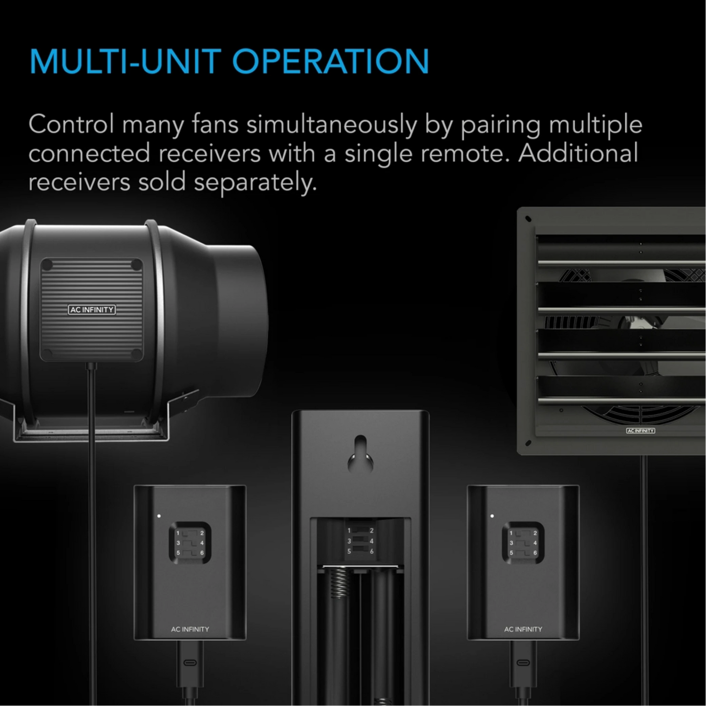 AC Infinity CONTROLLER 63 multi-unit operation