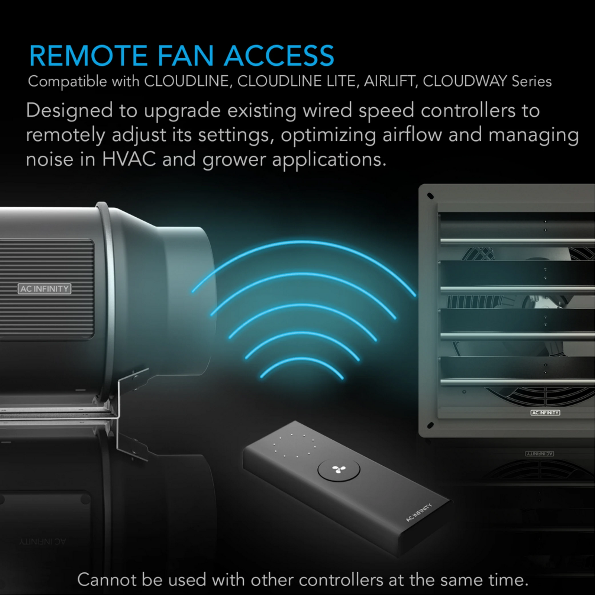 AC Infinity CONTROLLER 63 remote fan
