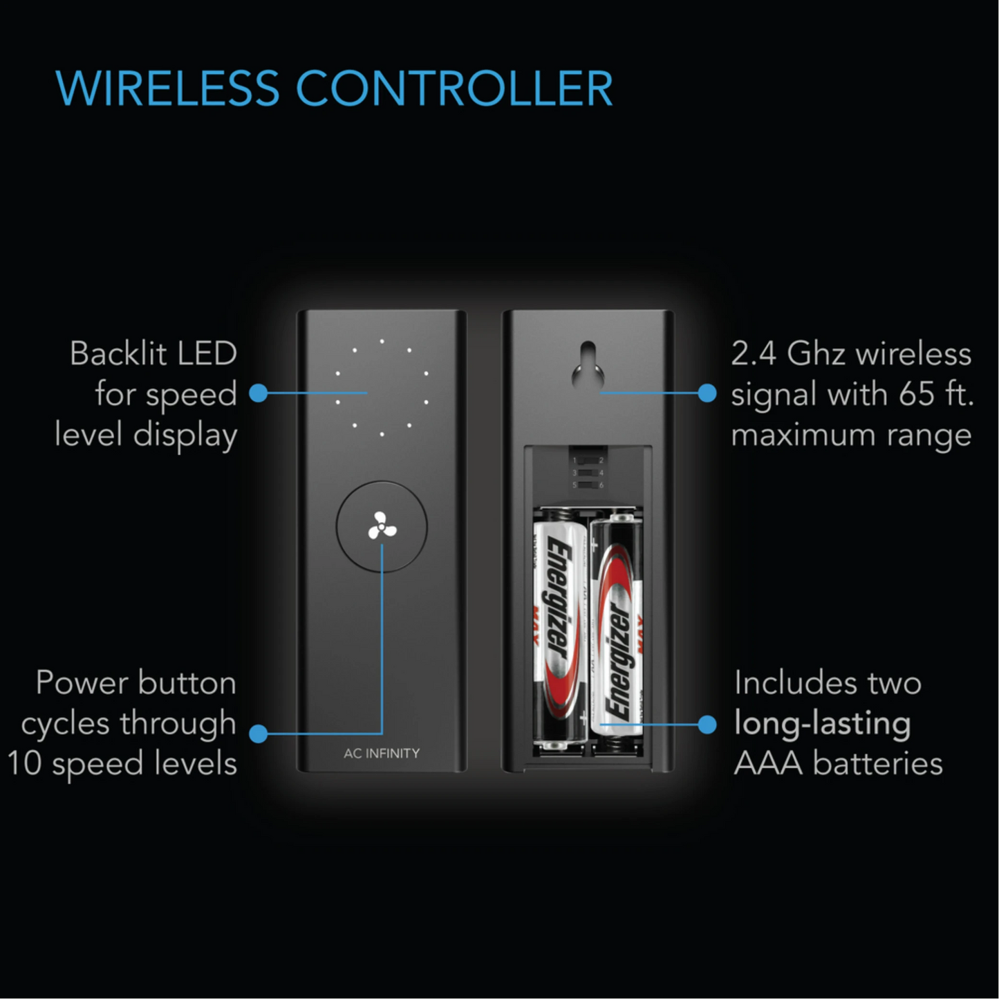 AC Infinity CONTROLLER 63 wireless controler