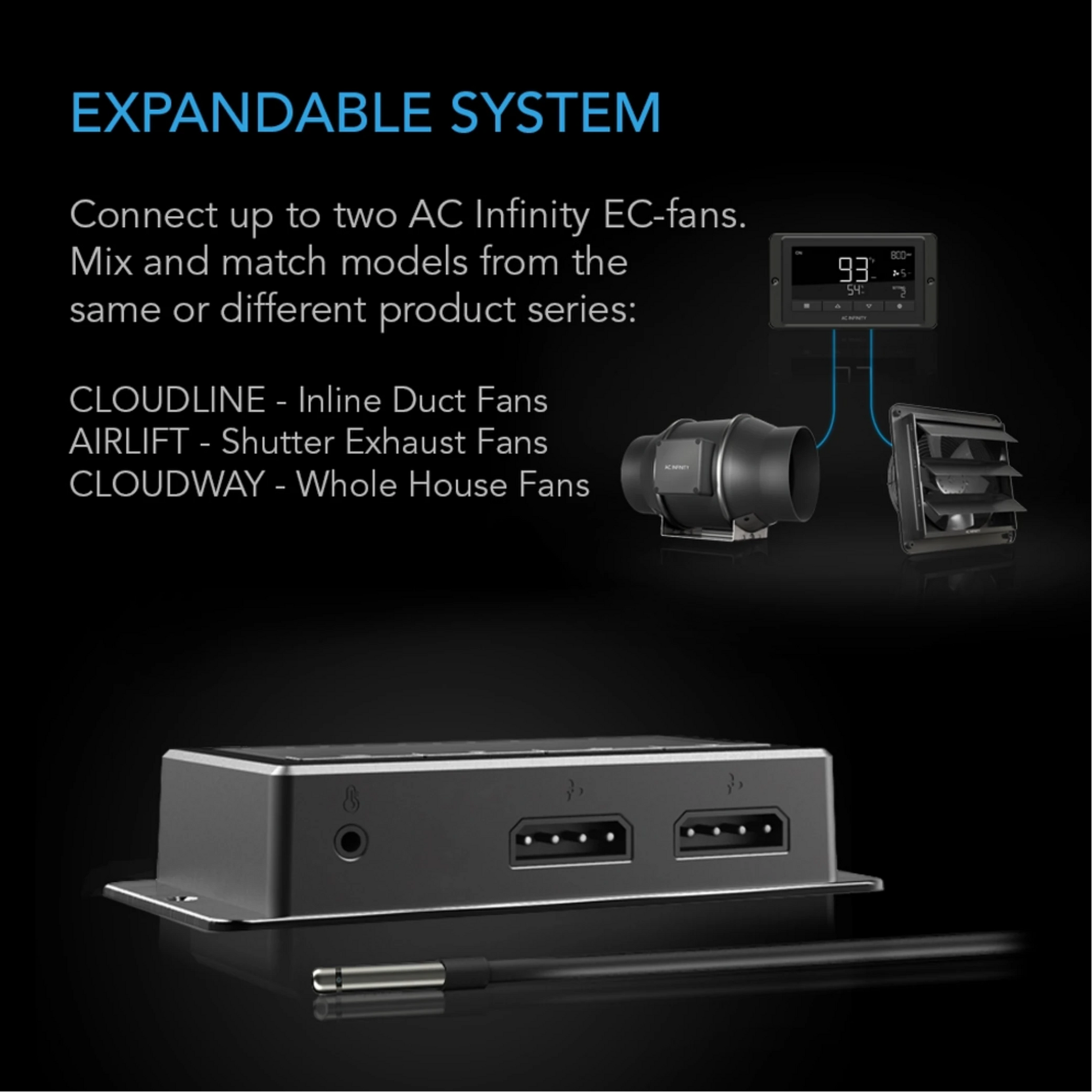 AC Infinity CONTROLLER 67 expandable system