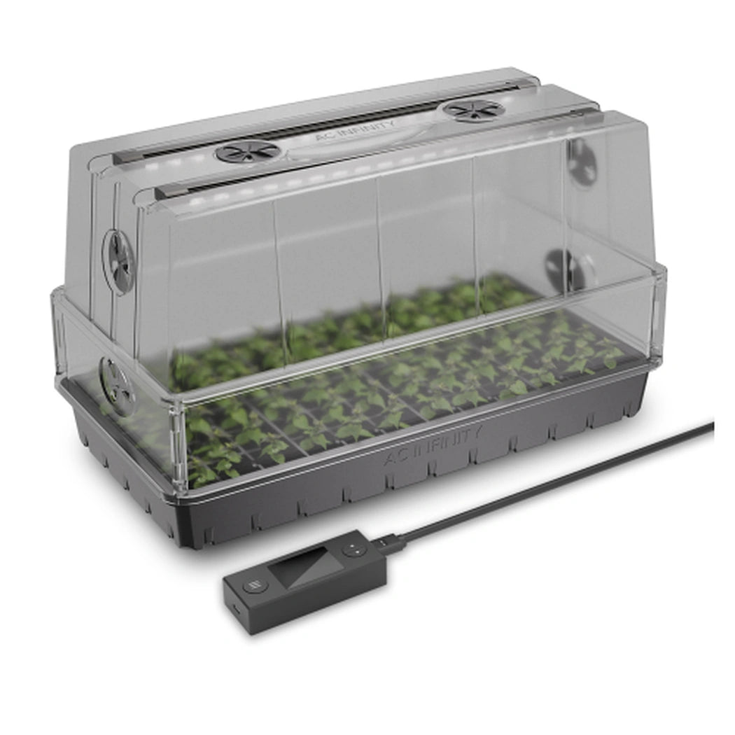 AC Infinity Humidity Dome Germination Kit with LED Grow 6 x 12