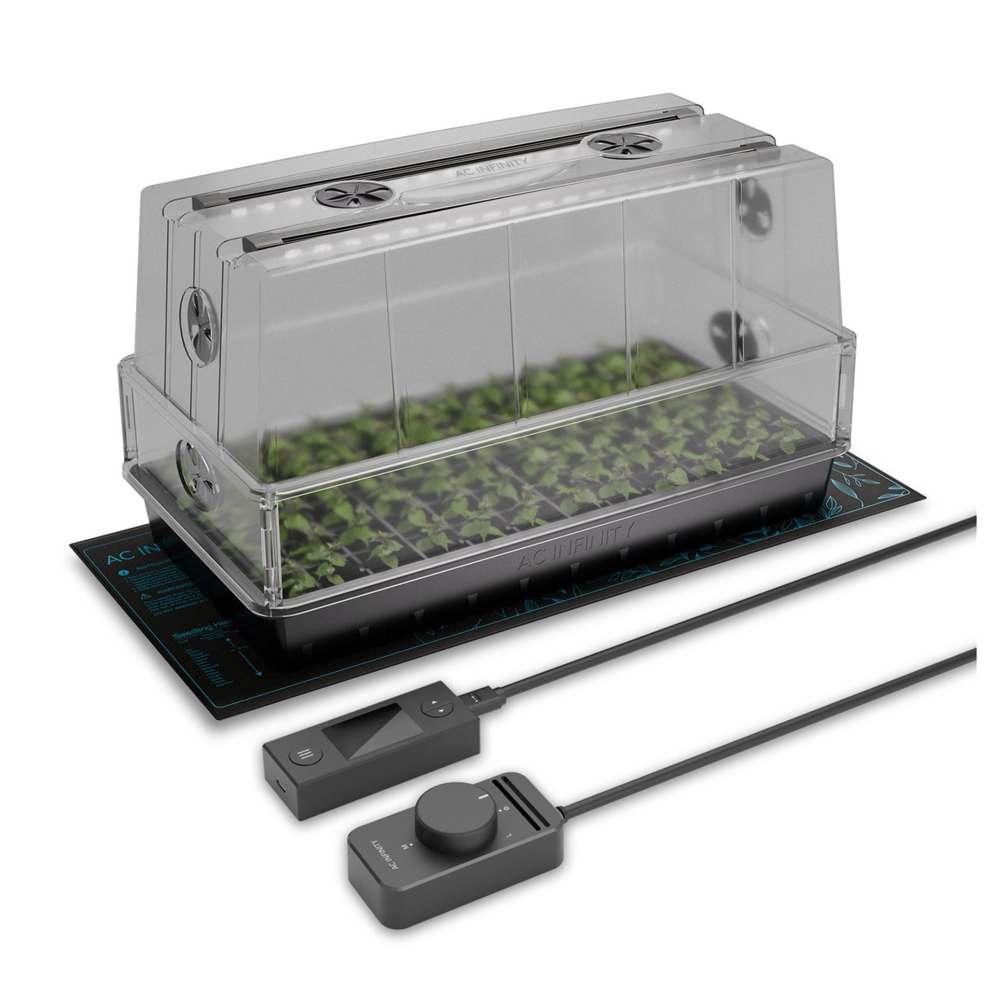 AC Infinity Humidity Dome, Germination Kit with Seedling Mat