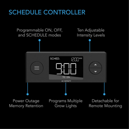 AC Infinity IONBEAM S11 schedule controller