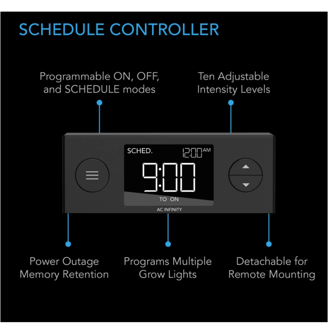 AC Infinity IONBEAM S16 schedule controller