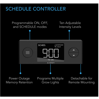 AC Infinity IONBEAM S16 schedule controller