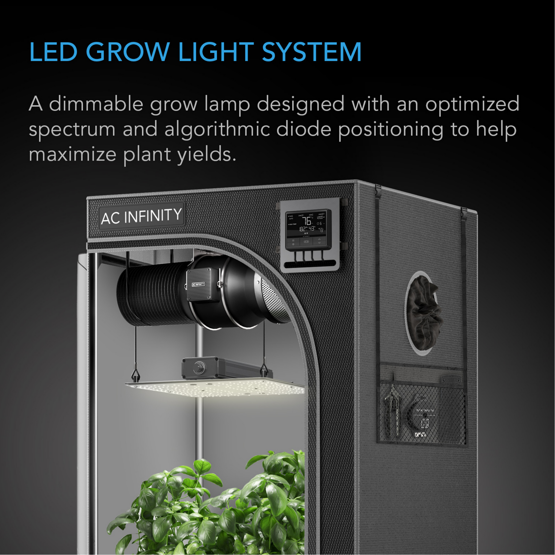 AC Infinity IONBOARD S24 led grow light system