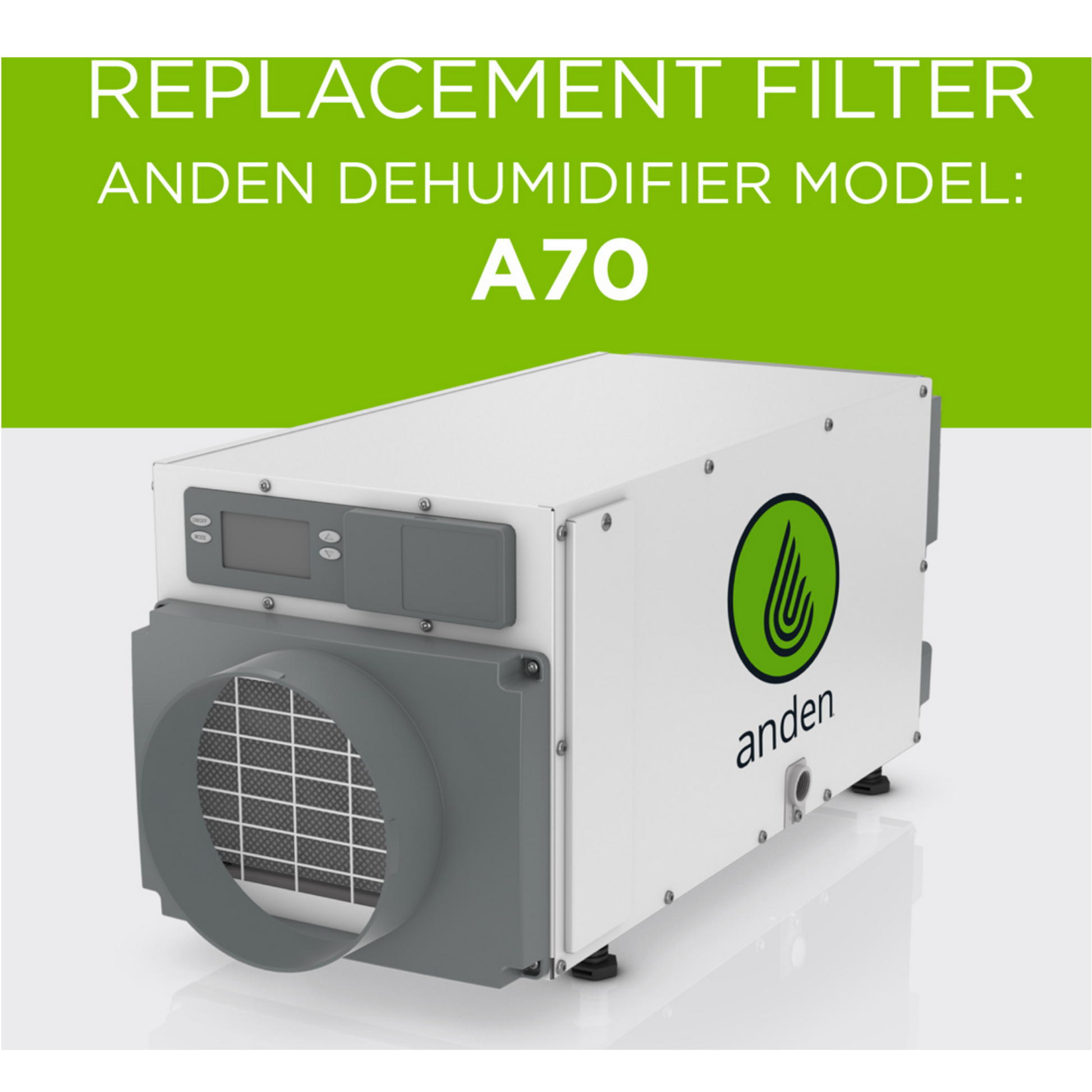 Anden 5772 Replacement Filter for Anden Dehumidifier Model A70