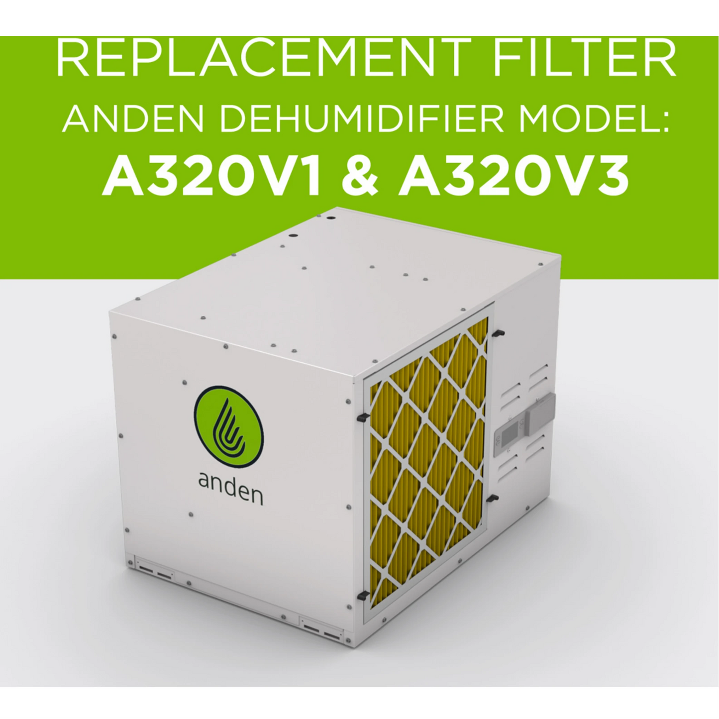 Anden 5813 Replacement Filter for Anden Dehumidifier Model A320V1, A320V3