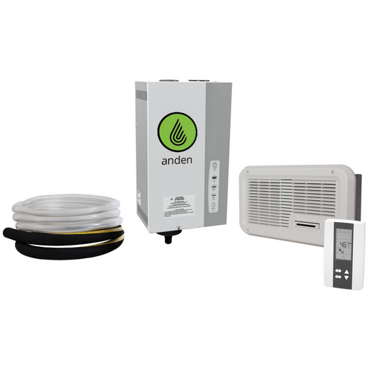 Anden Steam Humidifier w_Fan Pack and Digital Humidistat