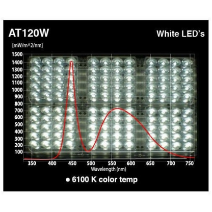 Apache Tech LED White and Red 3_2 AT200 6100 k color temperature