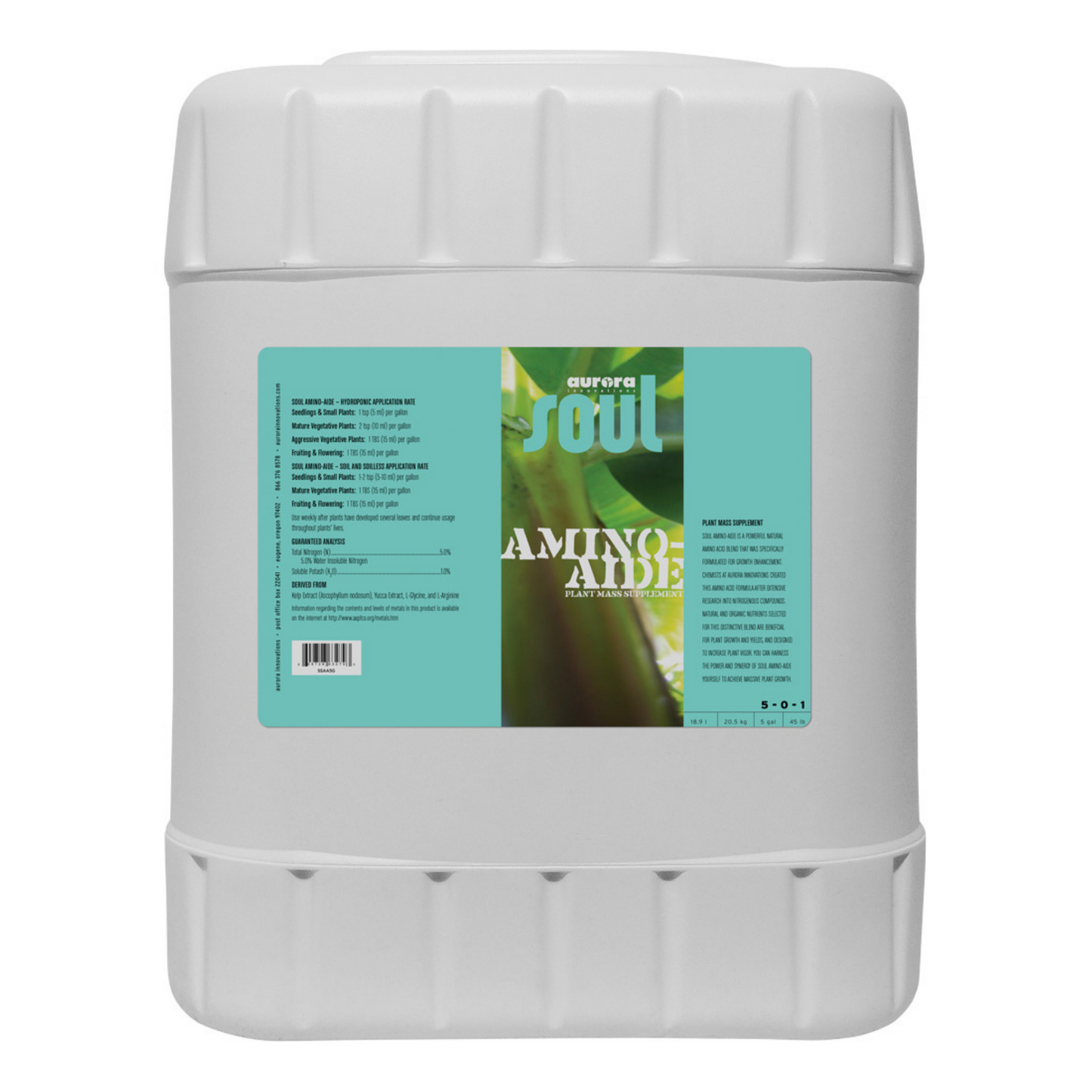 Aurora Innovations Soul Amino Aide 5 gallon