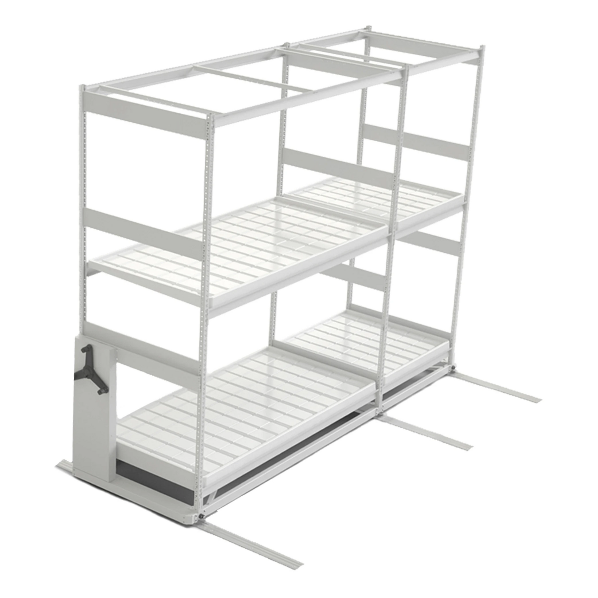 Botanicare Mobile Rack Grow Tray 4 ft x 4 ft multi shelf