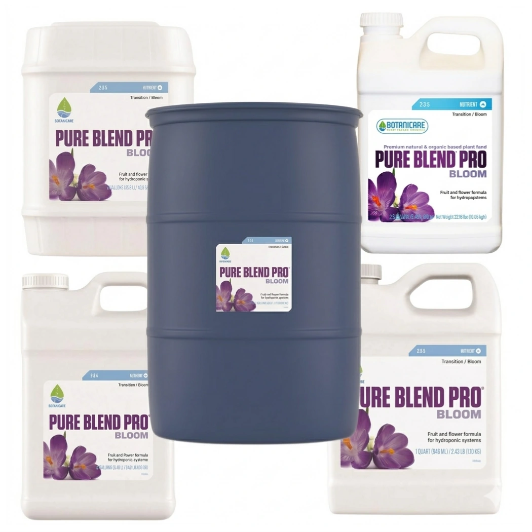 Botanicare Pure Blend Pro Bloom Hydroponic Formula family