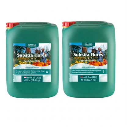 CANNA Substra Flores A & B Hard Water Version